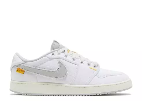 Кроссовки Air Jordan Union La X Air Jordan 1 Ko Low 'White Neutral Grey', белый