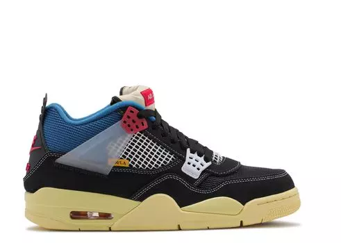 Кроссовки Air Jordan Union La X Air Jordan 4 Retro 'Off Noir', черный