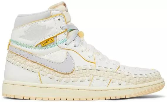 Кроссовки Air Jordan Union LA x Bephie's Beauty Supply x Air Jordan 1 Retro High OG SP 'Summer of '96', кремовый