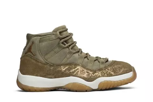 Кроссовки Air Jordan Wmns Air Jordan 11 Retro 'Olive Lux', загар