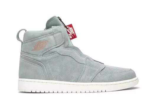 Кроссовки Air Jordan Wmns Air Jordan 1 Retro High Zip 'Mica Green', серый