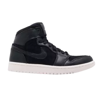 Кроссовки Air Jordan Wmns Air Jordan 1 Retro High Premium 'Black', черный