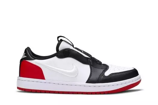 Кроссовки Air Jordan Wmns Air Jordan 1 Low Slip 'Black Toe', красный