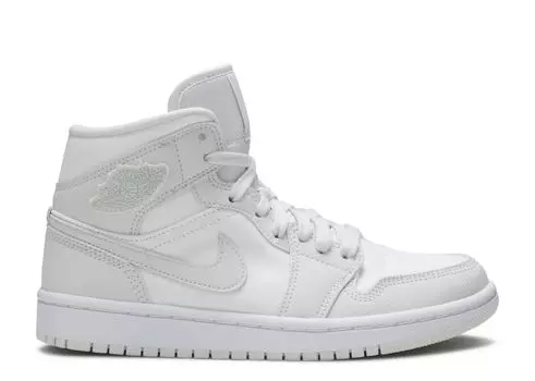 Кроссовки Air Jordan Wmns Air Jordan 1 Mid 'Spruce Aura', зеленый