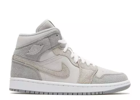 Кроссовки Air Jordan Wmns Air Jordan 1 Mid Se 'Particle Grey', серый