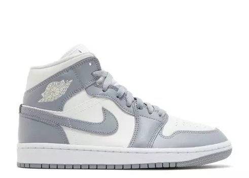 Кроссовки Air Jordan Wmns Air Jordan 1 Mid 'Stealth', серый