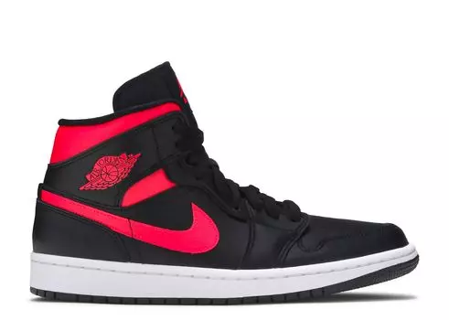 Кроссовки Air Jordan Wmns Air Jordan 1 Mid 'Siren Red', черный