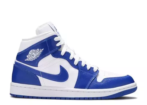 Кроссовки Air Jordan Wmns Air Jordan 1 Mid 'Kentucky Blue', синий