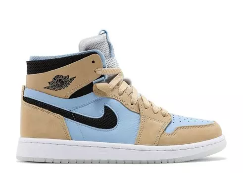 Кроссовки Air Jordan Wmns Air Jordan 1 High Zoom Comfort High 'Psychic Blue Sesame', синий