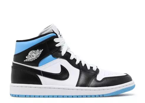 Кроссовки Air Jordan Wmns Air Jordan 1 Mid 'University Blue', синий