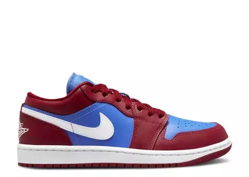 Кроссовки Air Jordan Wmns Air Jordan 1 Low 'Deep Red Blue', красный