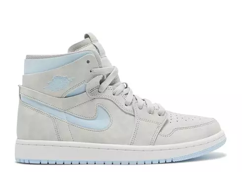 Кроссовки Air Jordan Wmns Air Jordan 1 High Zoom Comfort 'Cool Grey Light Blue', серый