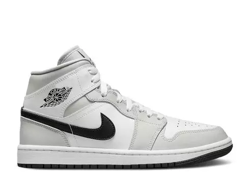 Кроссовки Air Jordan Wmns Air Jordan 1 Mid 'Grey Fog', серый