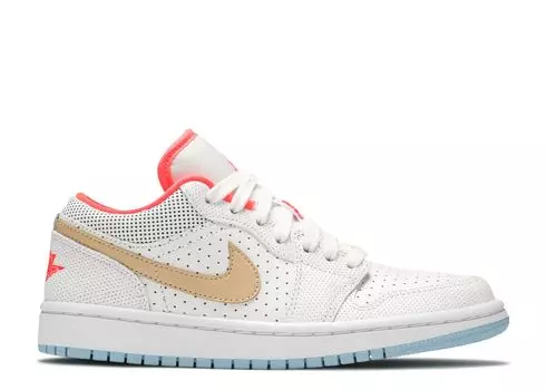 Кроссовки Air Jordan Wmns Air Jordan 1 Low Se 'White Sesame', белый