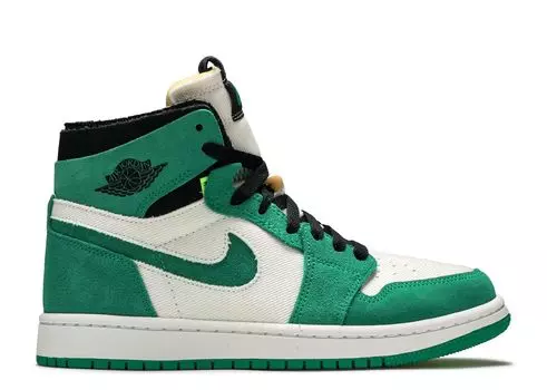 Кроссовки Air Jordan Wmns Air Jordan 1 High Zoom Comfort 'Stadium Green', белый