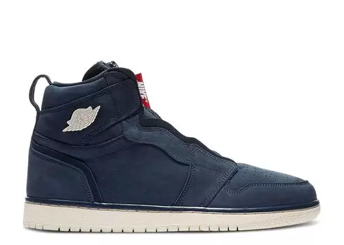 Кроссовки Air Jordan Wmns Air Jordan 1 High Zip 'Navy', синий