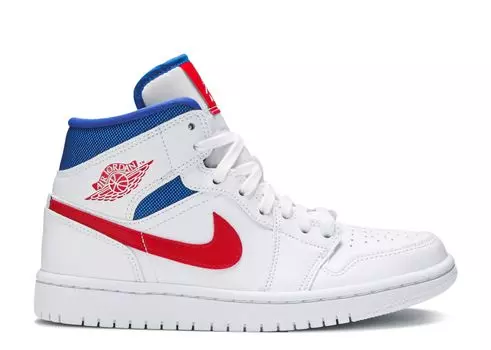 Кроссовки Air Jordan Wmns Air Jordan 1 Mid 'Usa', белый