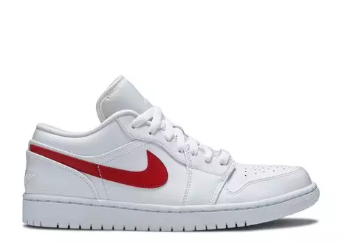 Кроссовки Air Jordan Wmns Air Jordan 1 Low 'University Red, белый