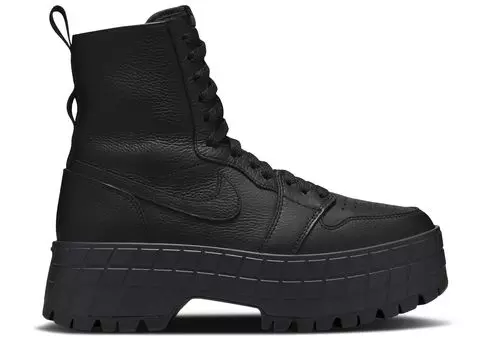 Кроссовки Air Jordan Wmns Air Jordan 1 High Brooklyn 'Triple Black', черный