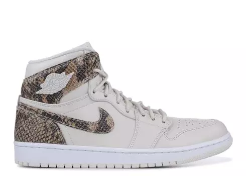 Кроссовки Air Jordan Wmns Air Jordan 1 Retro High Premium 'Phantom', белый