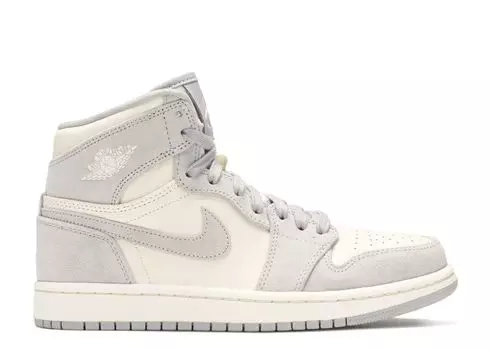 Кроссовки Air Jordan Wmns Air Jordan 1 High Premium 'Atmosphere Grey', кремовый