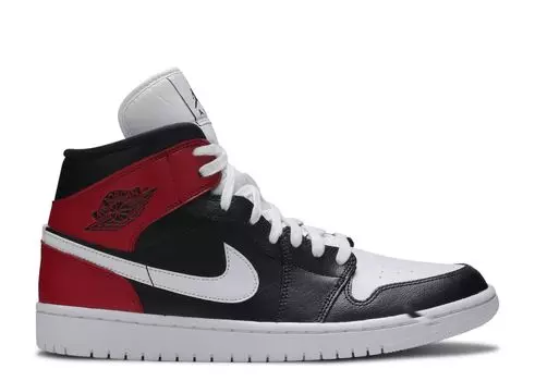 Кроссовки Air Jordan Wmns Air Jordan 1 Mid 'Noble Red', черный