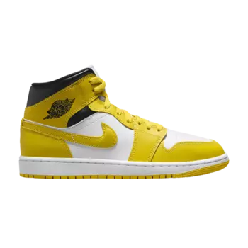 Кроссовки Air Jordan Wmns Air Jordan 1 Mid, желтый