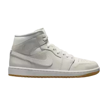 Кроссовки Air Jordan Wmns Air Jordan 1 Mid Phantom Gum, кремовый