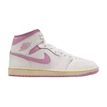 Кроссовки Air Jordan Wmns Air Jordan 1 Mid Strawberries & Cream, кремовый