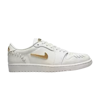 Кроссовки Air Jordan Wmns Air Jordan 1 Low Method of Make Sail Metallic Gold, кремовый