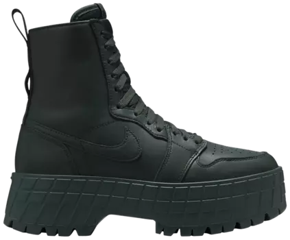 Кроссовки Air Jordan Wmns Air Jordan 1 High Brooklyn 'Dark Spruce Green', зеленый