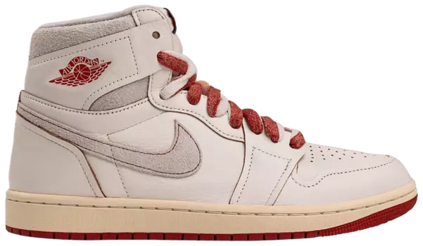 Кроссовки Air Jordan Wmns Air Jordan 1 Retro High OG 'Rare Air - Sail Cinnabar', кремовый