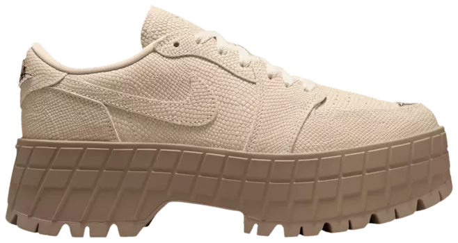 Кроссовки Air Jordan Wmns Air Jordan 1 Low Brooklyn 'Rattan', кремовый