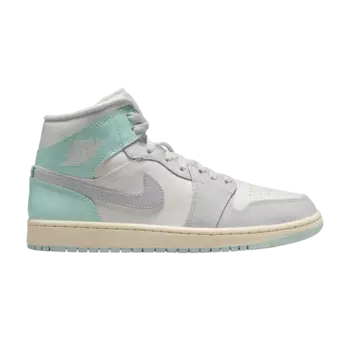 Кроссовки Air Jordan Wmns Air Jordan 1 Mid 'Icy Igloo', серый