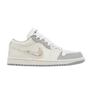 Кроссовки Air Jordan Wmns Air Jordan 1 Low 'Sail Soft Pearl Sequins', кремовый
