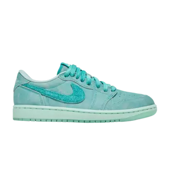 Кроссовки Air Jordan Wmns Air Jordan 1 Retro Low OG 'Washed Teal', бирюзовый