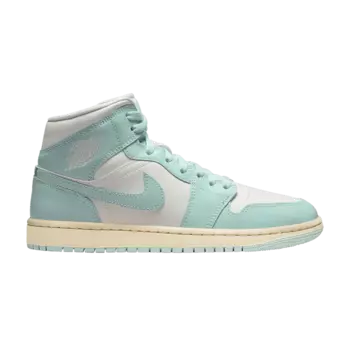 Кроссовки Air Jordan Wmns Air Jordan 1 Mid 'Light Dew', синий