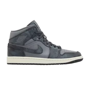 Кроссовки Air Jordan Wmns Air Jordan 1 Mid 'Distressed Smoke Grey', серый
