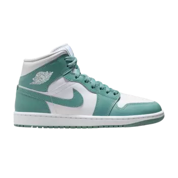 Кроссовки Air Jordan Wmns Air Jordan 1 Mid 'Cannon', бирюзовый