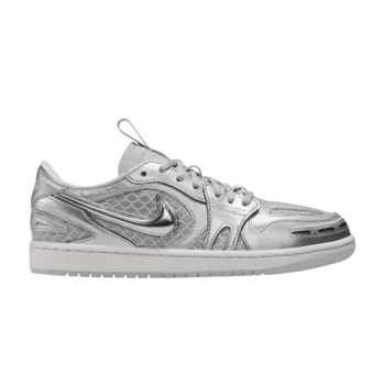 Кроссовки Air Jordan Wmns Air Jordan 1 Low Method of Make V3 'Metallic Silver', серебряный