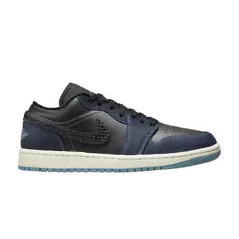 Кроссовки Air Jordan Wmns Air Jordan 1 Low SE 'Black Dark Obsidian', черный