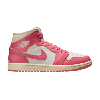 Кроссовки Air Jordan Wmns Air Jordan 1 Mid 'Guava Ice', розовый