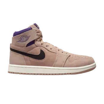 Кроссовки Air Jordan Wmns Air Jordan 1 High Zoom Comfort 2 'Sanddrift Cave Purple', желто-коричневый