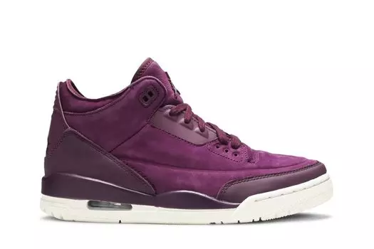 Кроссовки Air Jordan Wmns Air Jordan 3 Retro 'Bordeaux', фиолетовый
