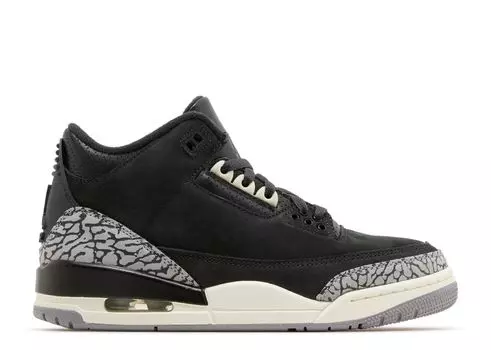 Кроссовки Air Jordan Wmns Air Jordan 3 Retro 'Off Noir', черный