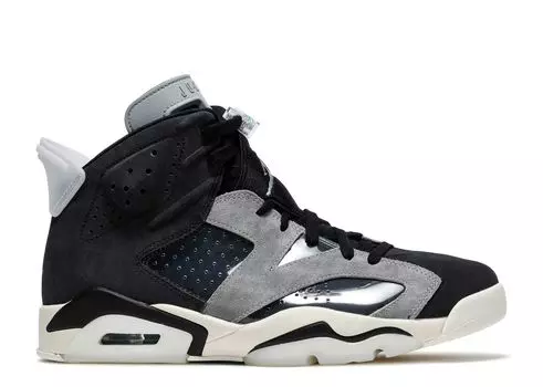 Кроссовки Air Jordan Wmns Air Jordan 6 Retro 'Tech Chrome', серый