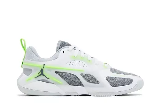 Кроссовки Air Jordan Wmns Jordan Heir Wolf Grey Electric Green, серый