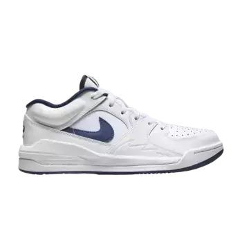 Кроссовки Air Jordan Wmns Jordan Stadium 90 White Midnight Navy, белый