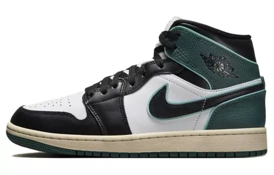 Кроссовки Air Jordan Women's Air Jordan 1 Mid 'Oxidized Green', зеленый