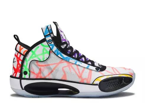 Кроссовки Air Jordan Zion Williamson X Air Jordan 34 'Noah', разноцветный